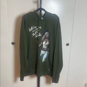 Vintage Hustle Gang Olive Hoodie
